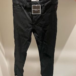 DL1961 black coated denim